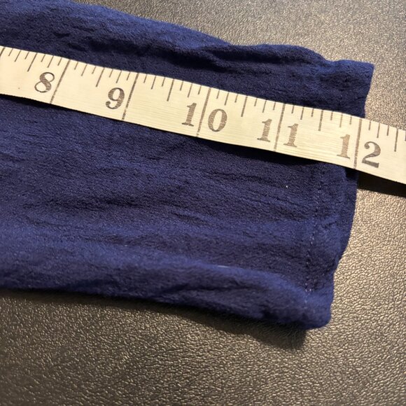 Neeru Kumar Navy & Ivory Patchwork Floral Dress Size Medium - Picture 7 of 10